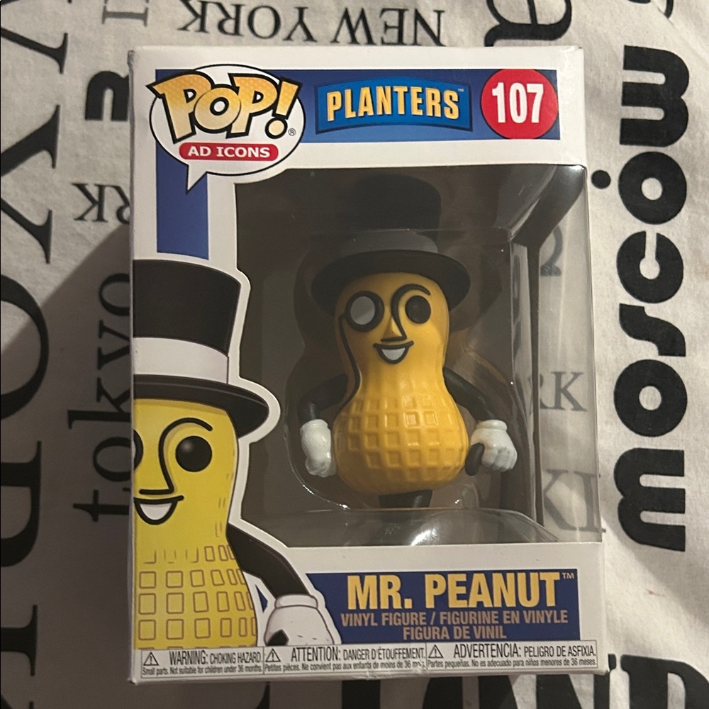 Funko Pop! Ad Icons Mr. Peanut Yellow and Black Figure